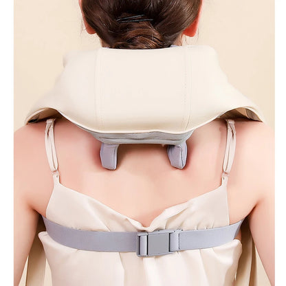 Diawaa Neck And Shoulder Massager Shawl with LED Red Light Kneading Spine Back Muscle for Home Use