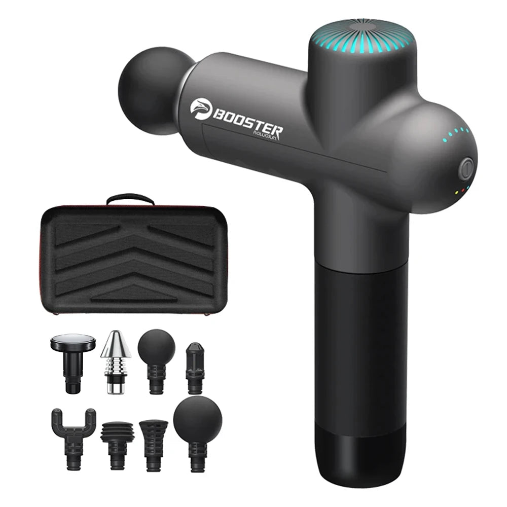 Diawaa Booster Massage Gun Electric Neck Massager 7.4V  Smart Hit Fascia Gun for Body Massage Relaxation Fitness Electric Muscle Massage