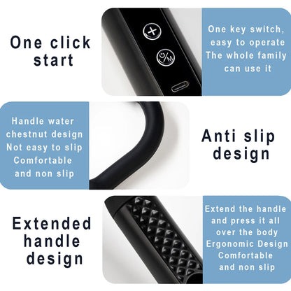 Diawaa Smart Fascia Gun Electric Massager Massage Hammer Electric Fascia Gun Home Handheld Hammer Back Artifact Christmas Gift