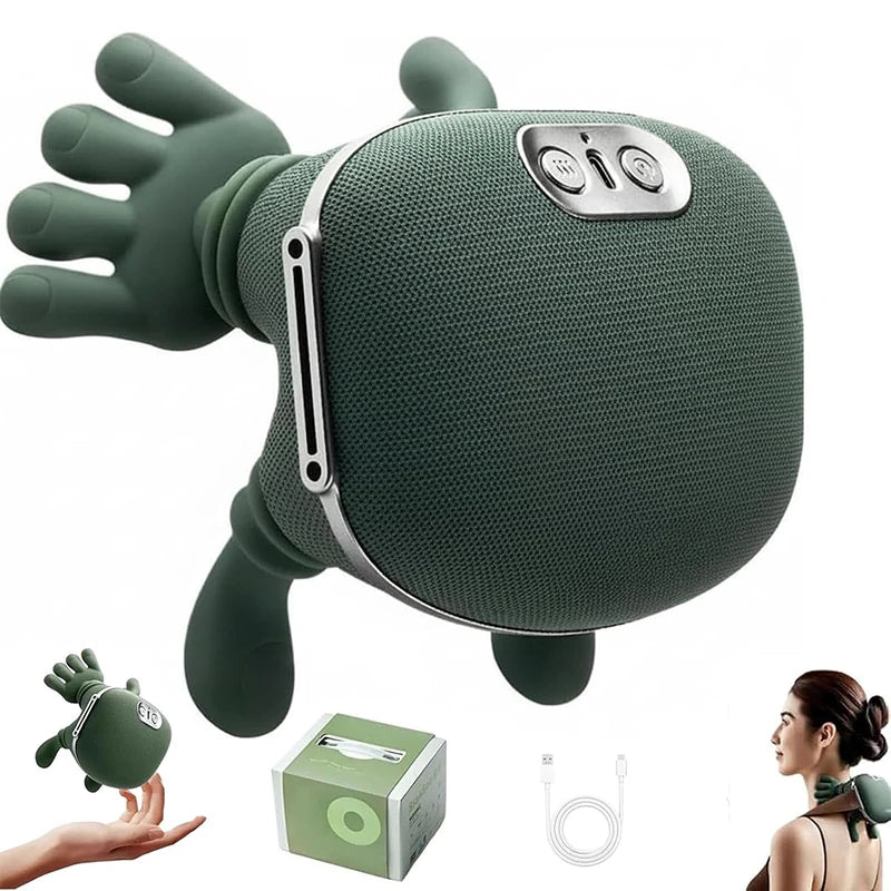 Diawaa Bionic Neck Shoulder Massager N7 Kneading Massager Shawl 3-Level Modes Neck Cervical Waist Leg Body Muscles Massage Pillow